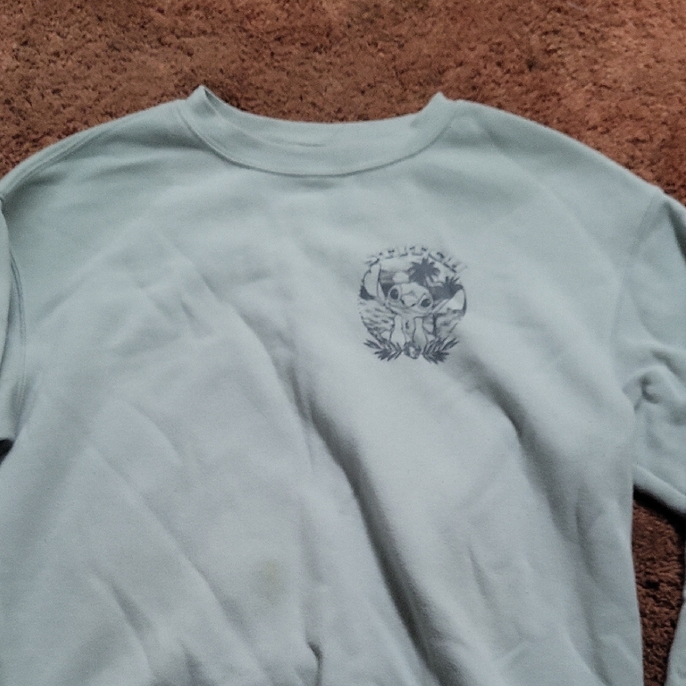 Blue Graphic Sweatshirt